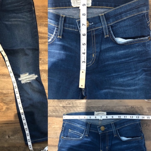 Current/Elliott ankle crop skinny jeans - Picture 3 of 4